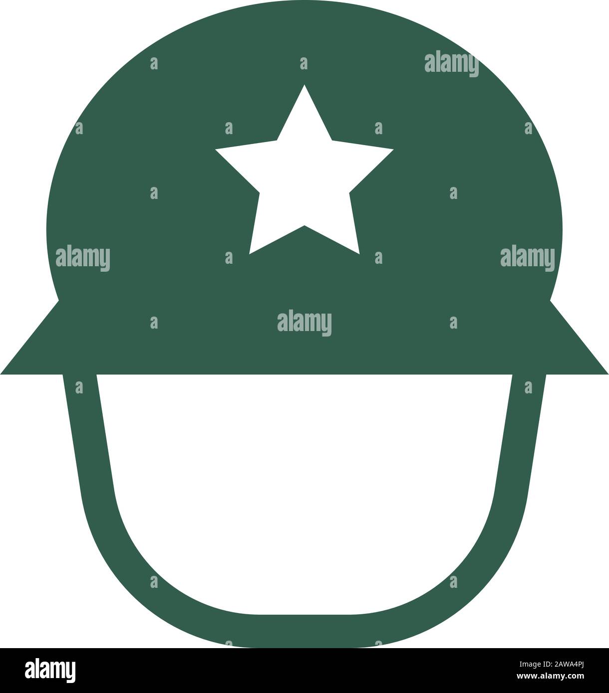 military force helmet isolated icon Stock Vector Image & Art - Alamy