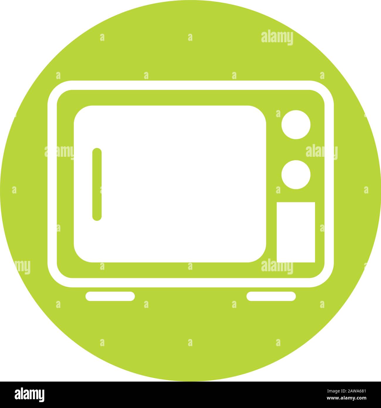 microwave home appliance isolated icon Stock Vector Image & Art - Alamy