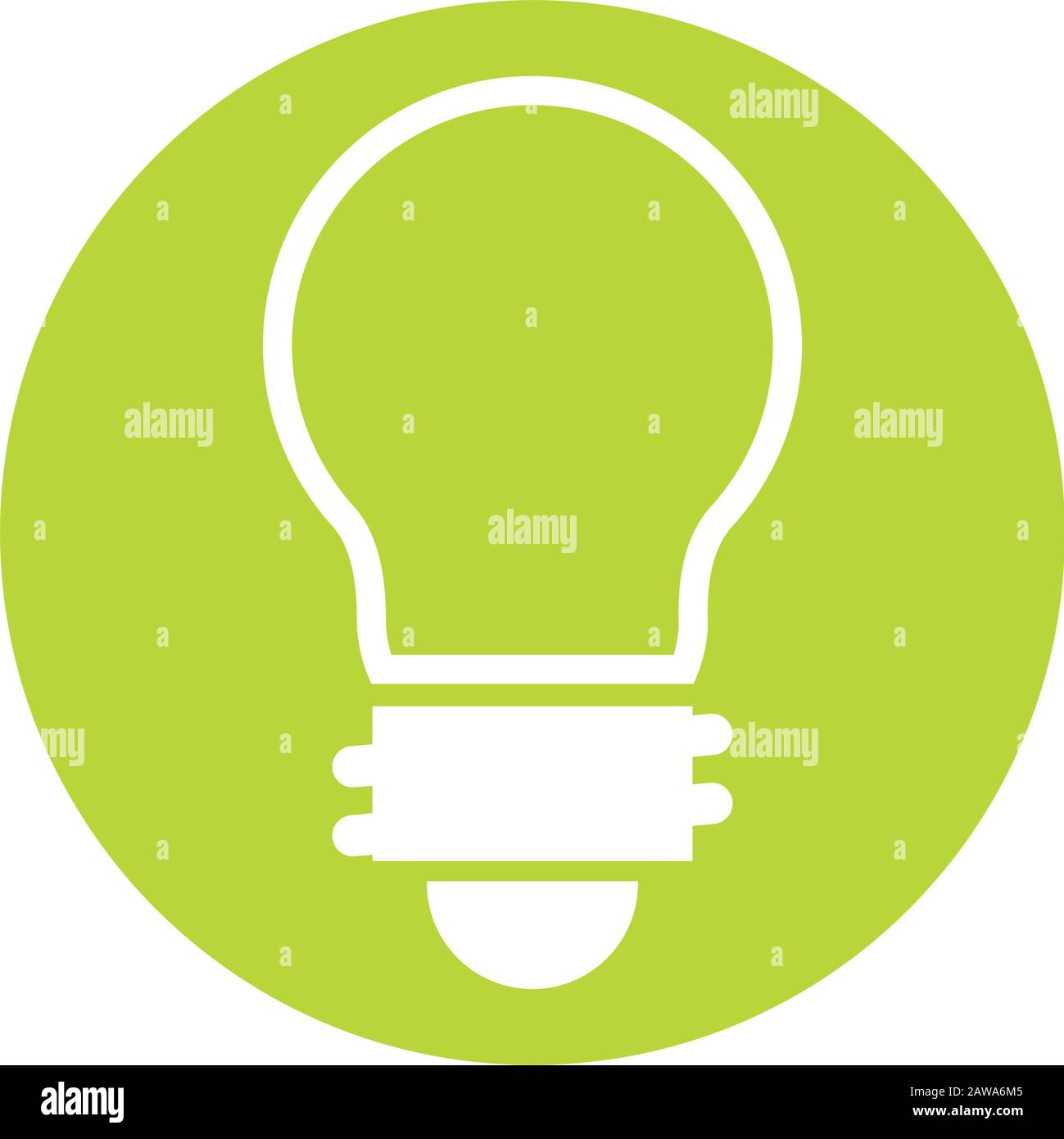 bulb light energy isolated icon Stock Vector Image & Art - Alamy
