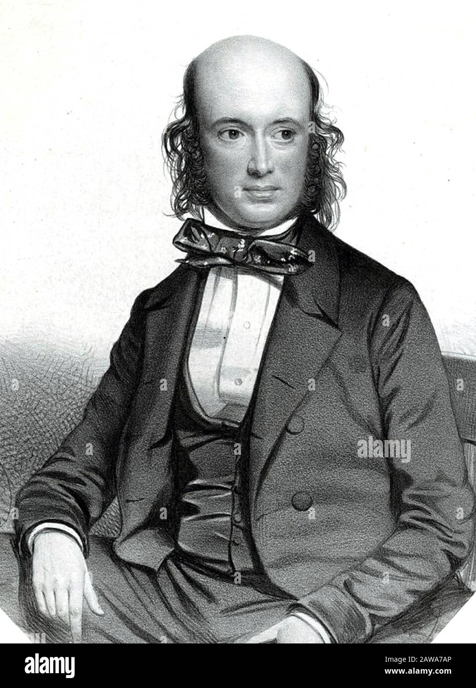 GEORGE WATERHOUSE (1810-1888) English naturalist in 1851 Stock Photo