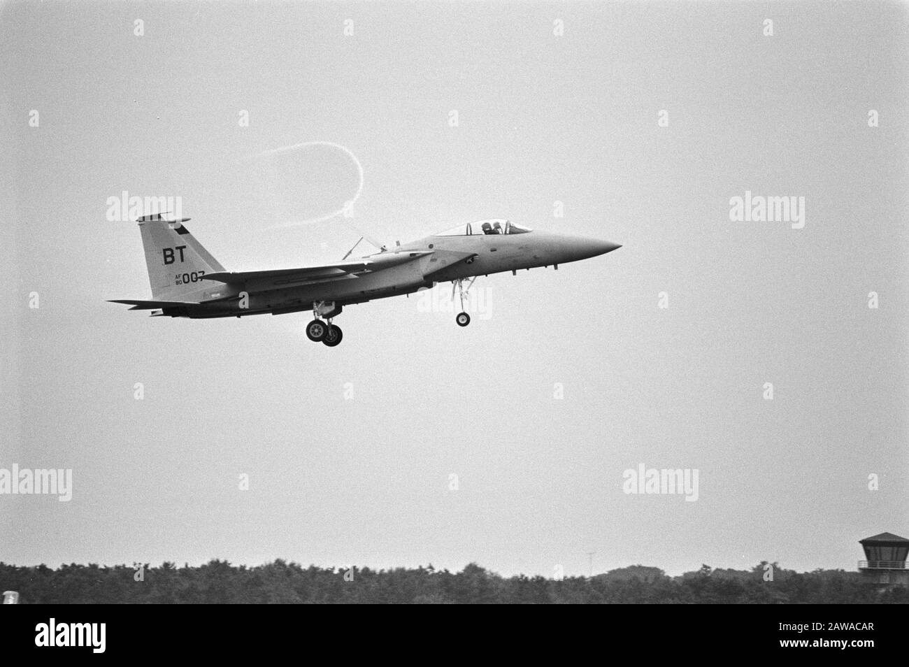 Open Day At Air Base Soesterberg Mcdonnell F 15 Eagle Fighter Aircraft During The Show At The Open Day At Air Base Soesterberg Date September 12 1981 Location Soesterberg Utrecht Province Keywords Fighter