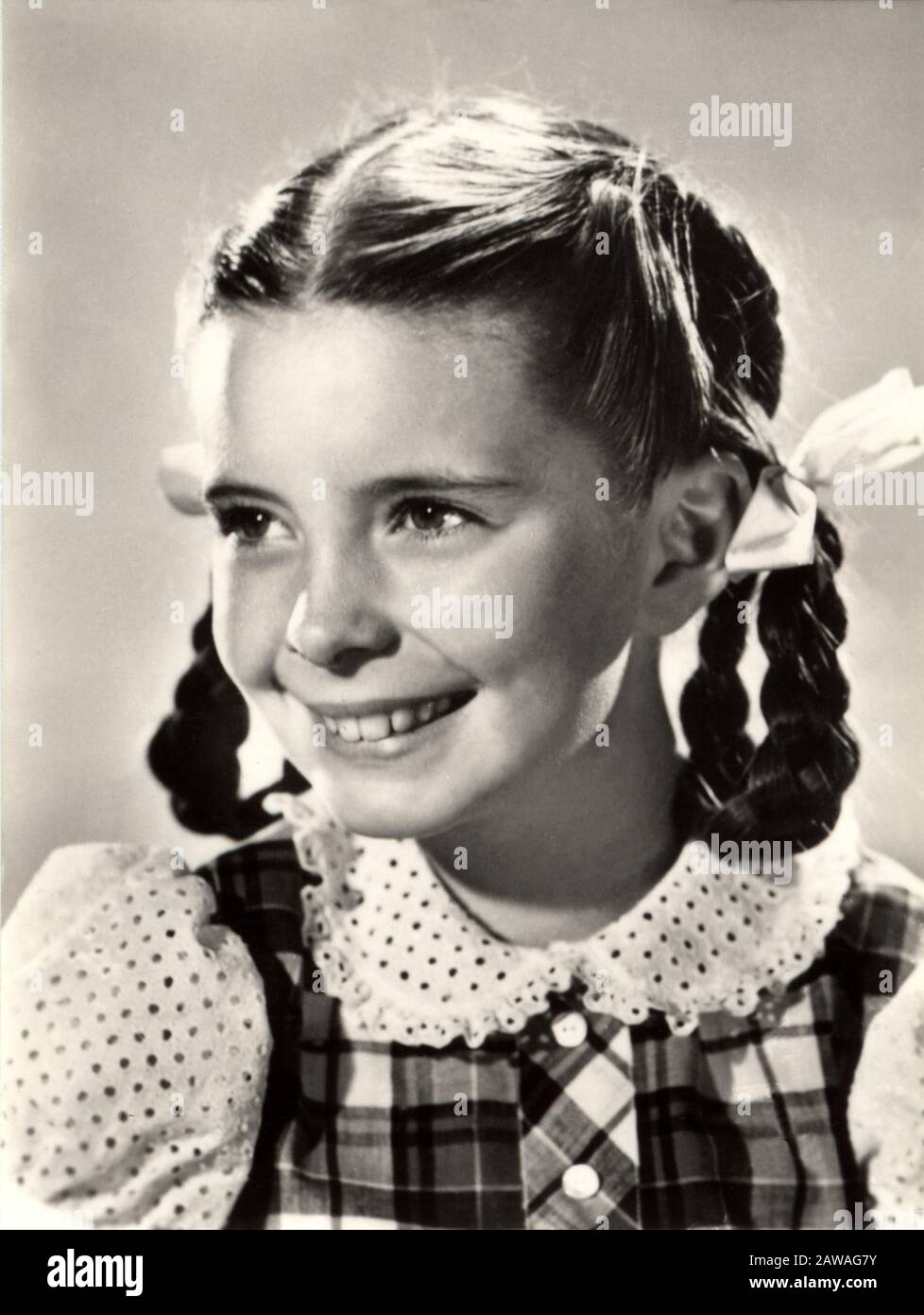 1948 ca  , USA : The american actress MARGARET O'BRIEN ( born Angela Maxine O'Brien on January 15, 1937 in San Diego, California ),  pubblicity still Stock Photo
