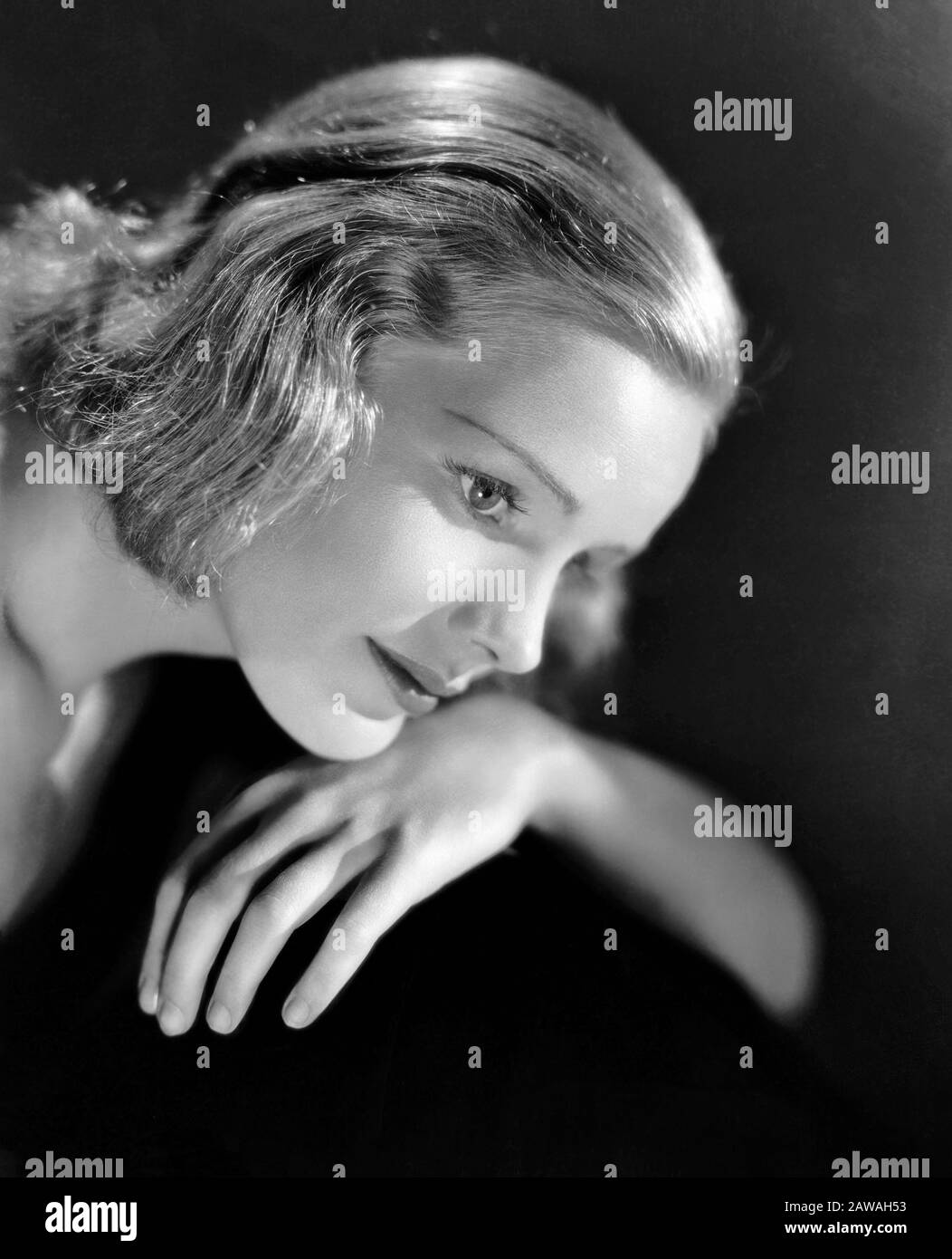 1940 ca , USA : The tragic american actress FRANCES FARMER ( 1913 - 1970 ), pubblicity still  for undentified movie  . - CINEMA - movie -FILM -  portr Stock Photo