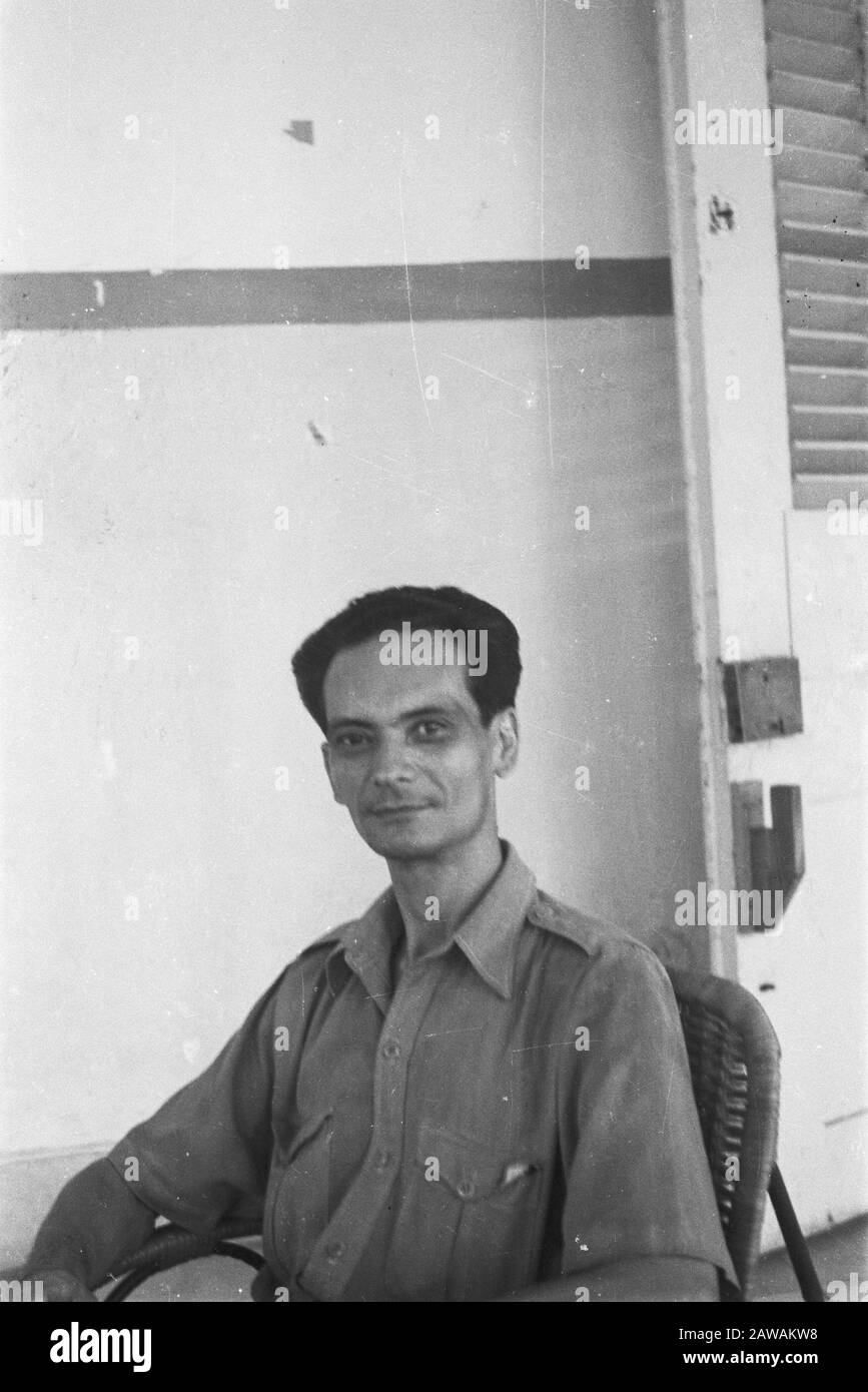 Passport Photos VI  [Military without rank insignia] Date: 01/07/1947 Location: Indonesia Dutch East Indies Stock Photo