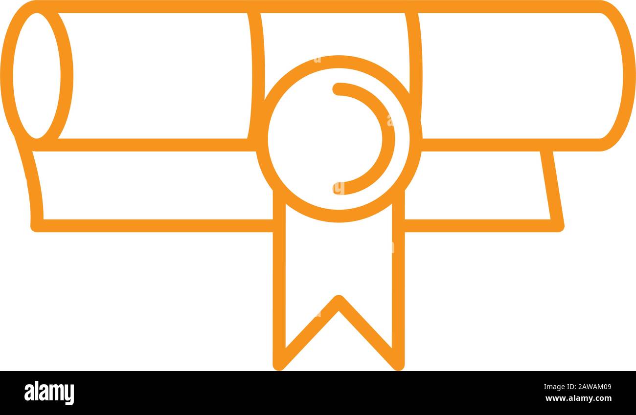 certificate award victory isolated icon Stock Vector Image & Art - Alamy