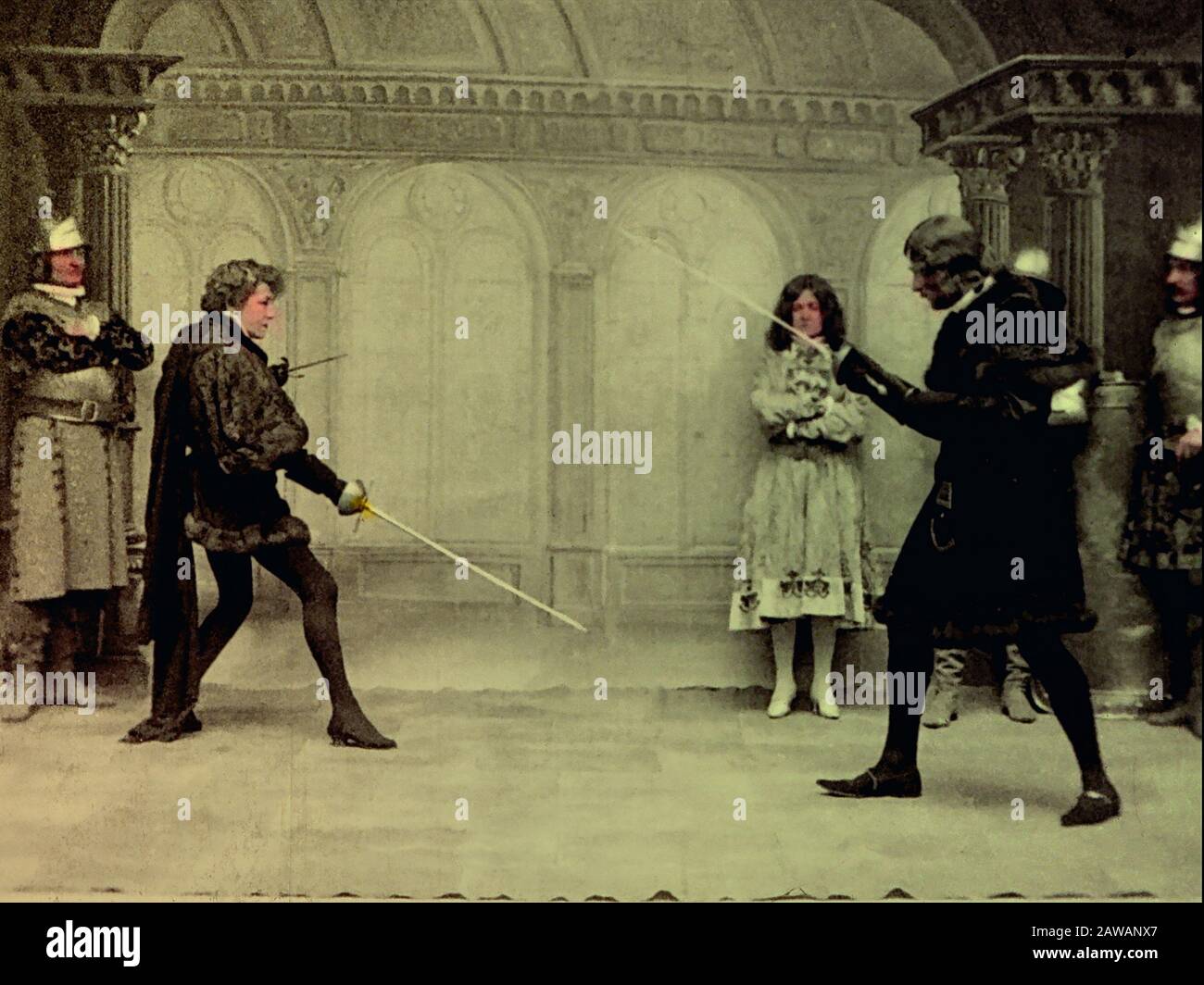 1900 , FRANCE The french most celebrated theatre actress SARAH