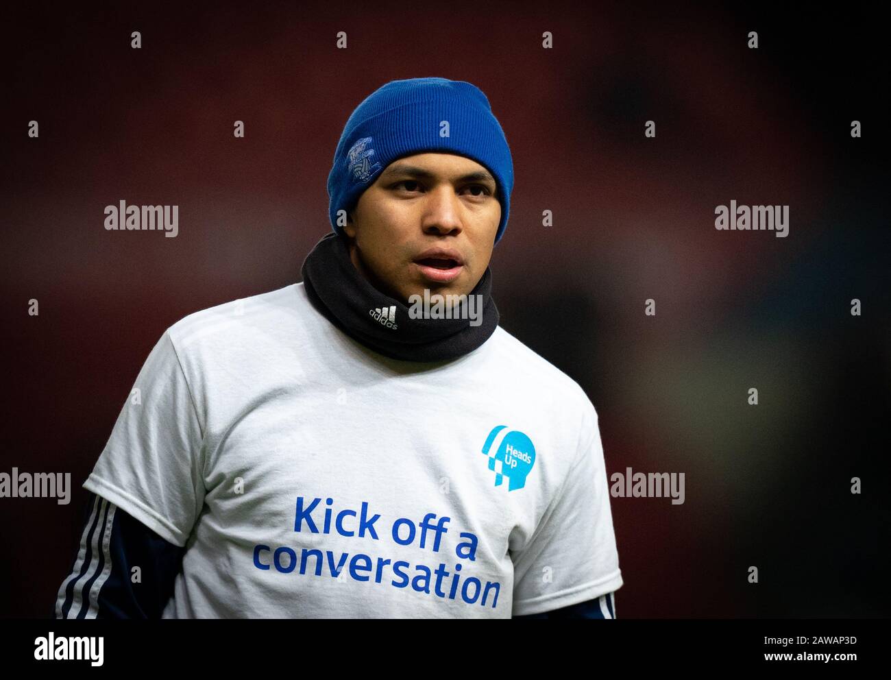 Bristol, UK. 07th Feb, 2020. Jefferson Montero (on loan from Swansea City) of Birmingham City pre match during the Sky Bet Championship match between Bristol City and Birmingham City at Ashton Gate, Bristol, England on 7 February 2020. Photo by Andy Rowland. Credit: PRiME Media Images/Alamy Live News Stock Photo