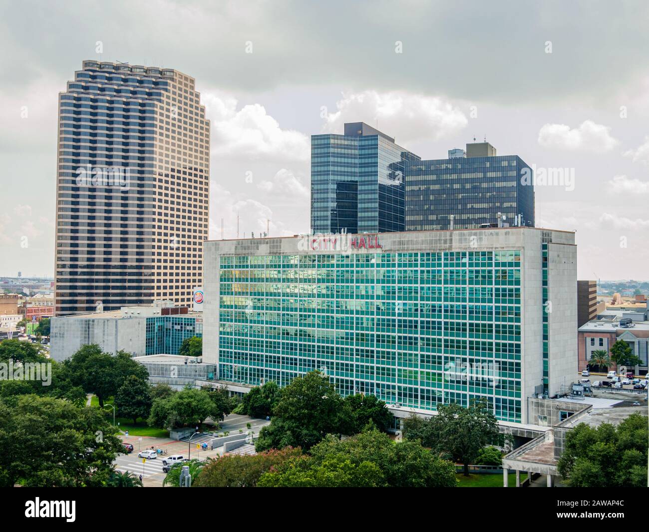 New Orleans City Hall complex where Mayor-elect Helena Moreno will assume office