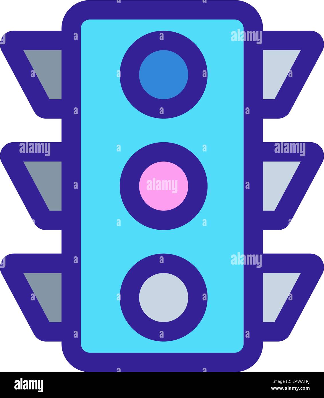 Traffic green light clip art Stock Vector Images - Alamy