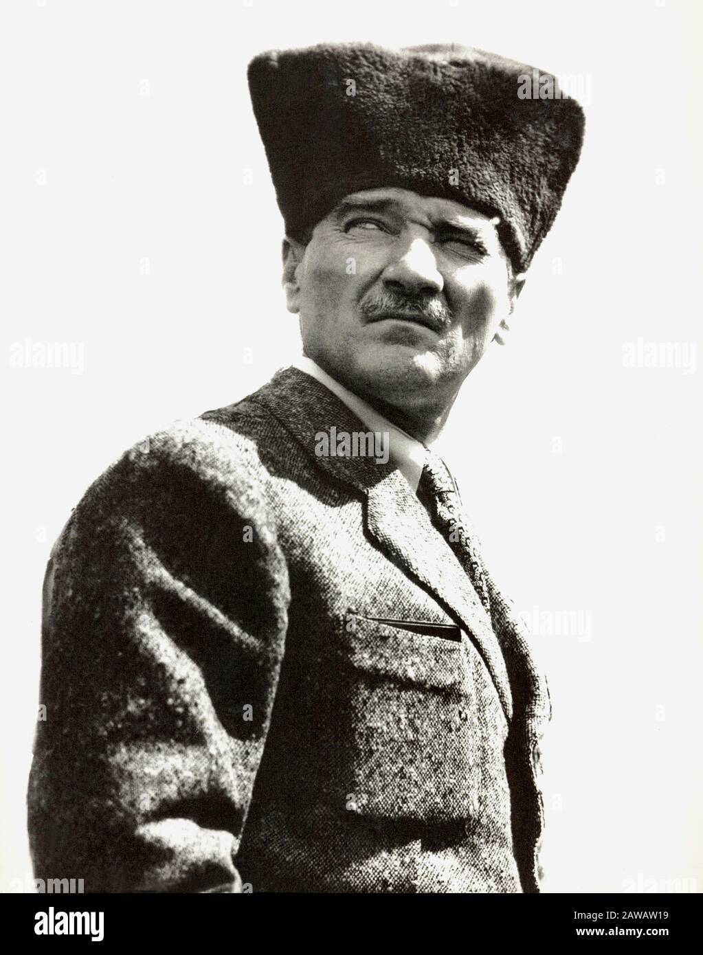 1925 ca ,TURKEY : The Turkish politician Mustafa Kemal Atatürk ( 1881 - 1938 ) . President of  Republican People's Party (Turkish: Cumhuriyet Halk Par Stock Photo