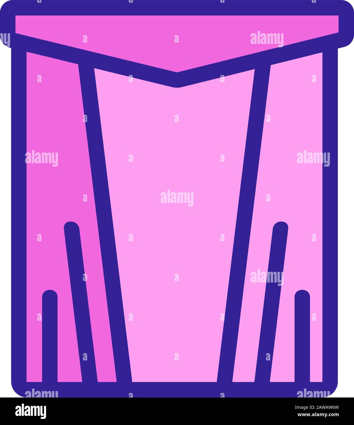 curtain icon vector. Isolated contour symbol illustration Stock Vector ...