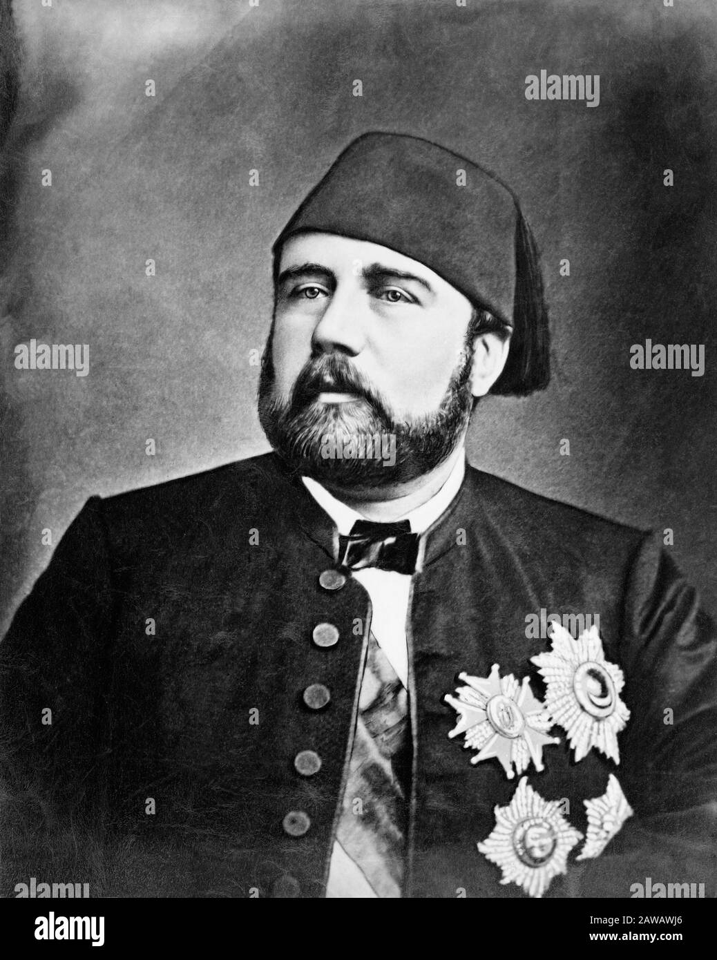 1865 ca , EGYPT The KHEDIVE Isma'il Pasha ( 1830 1895 ) known as Ismail the Magnificent