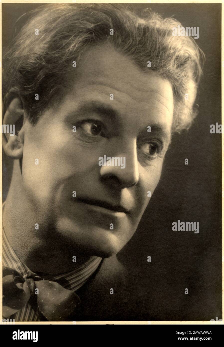 1934, TORINO , ITALY : The german-albanian theatre actor  ALEXANDER MOISSI ( Trieste 1879 - Wien 1935 ). Photo by Vicari , Torino.  Moissi died on 22 Stock Photo