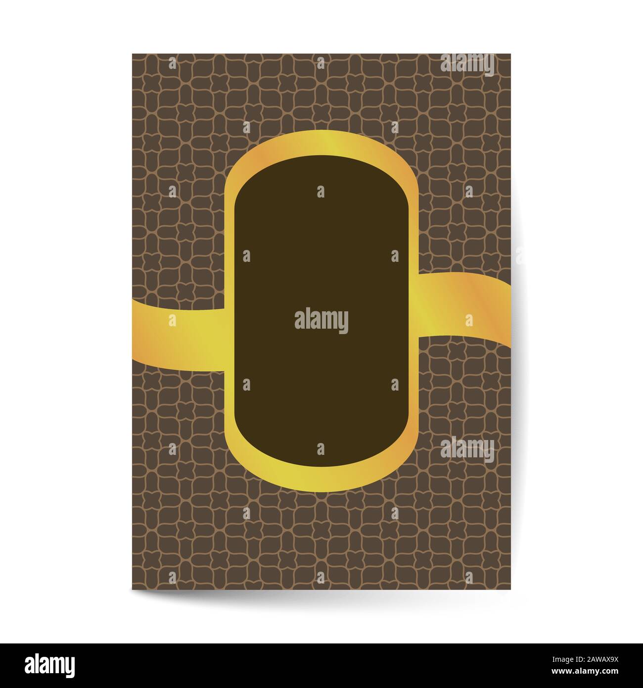 Luxury Premium cover design with Vintage pattern background, antique