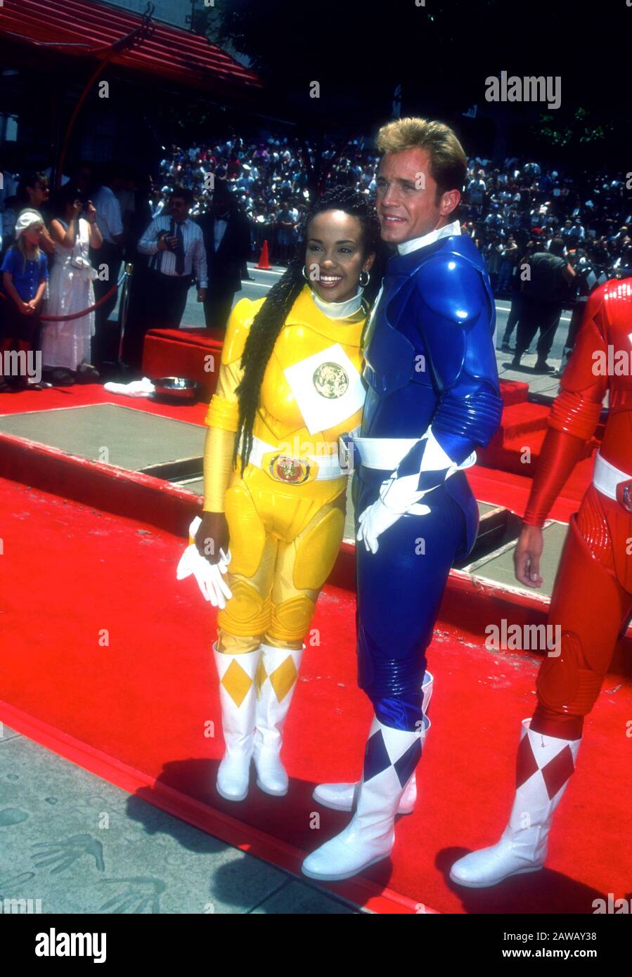 Hollywood, California, USA 22nd June 1995 (L-R) Actors Karan Ashley and ...