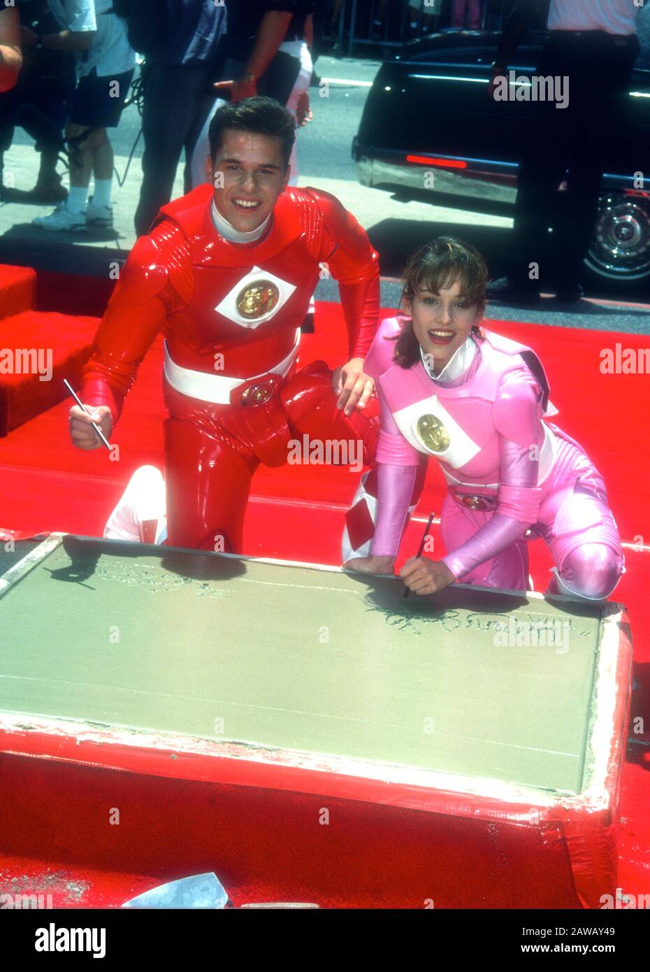 Hollywood, California, USA 22nd June 1995 (L-R) Actors Steve Cardenas ...