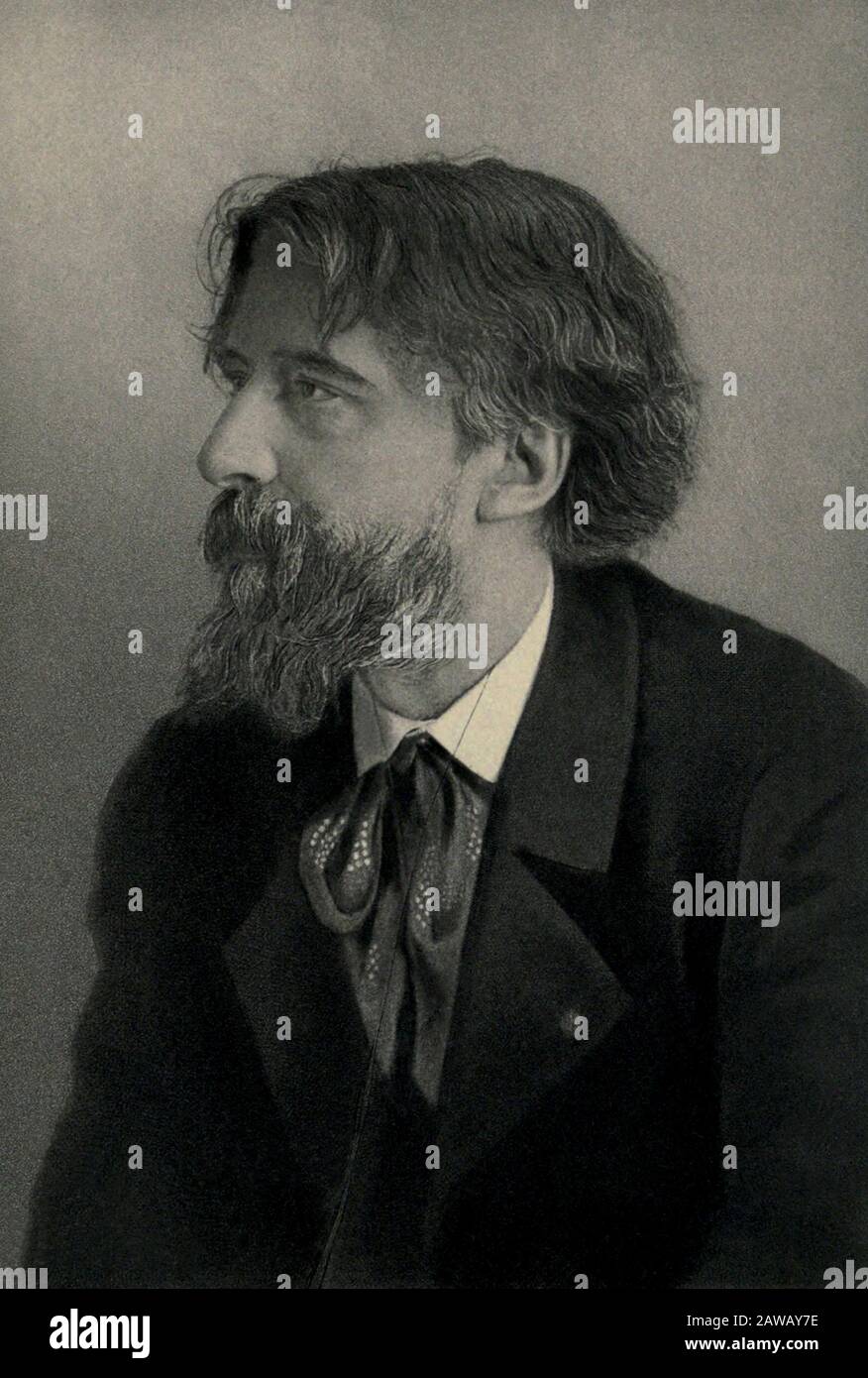 The french writer ALPHONSE DAUDET ( 1840 - 1897 ) , author of L'ARLESIENNE ( 1872 , later in music by Bizet and Cilea ) and TARTARINE DE TARASCONE ( 1 Stock Photo