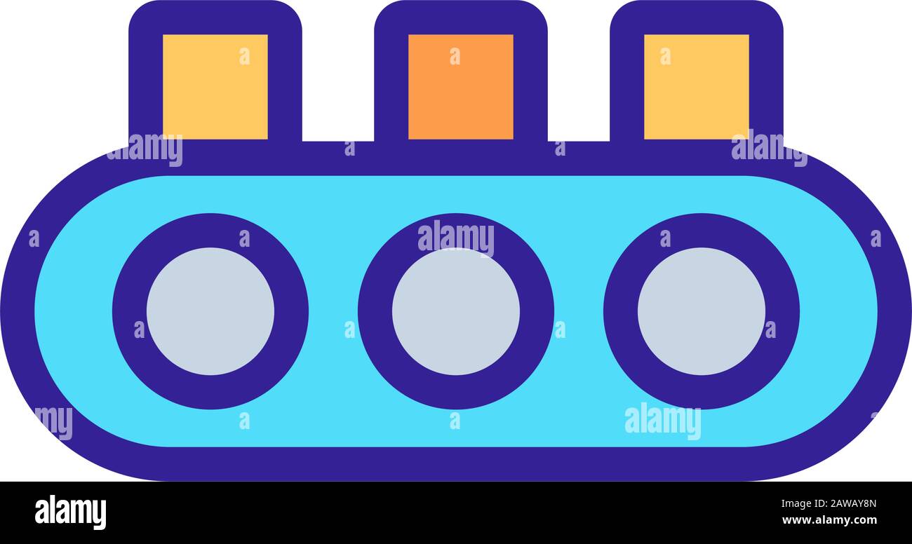 Automation icon vector. Isolated contour symbol illustration Stock ...