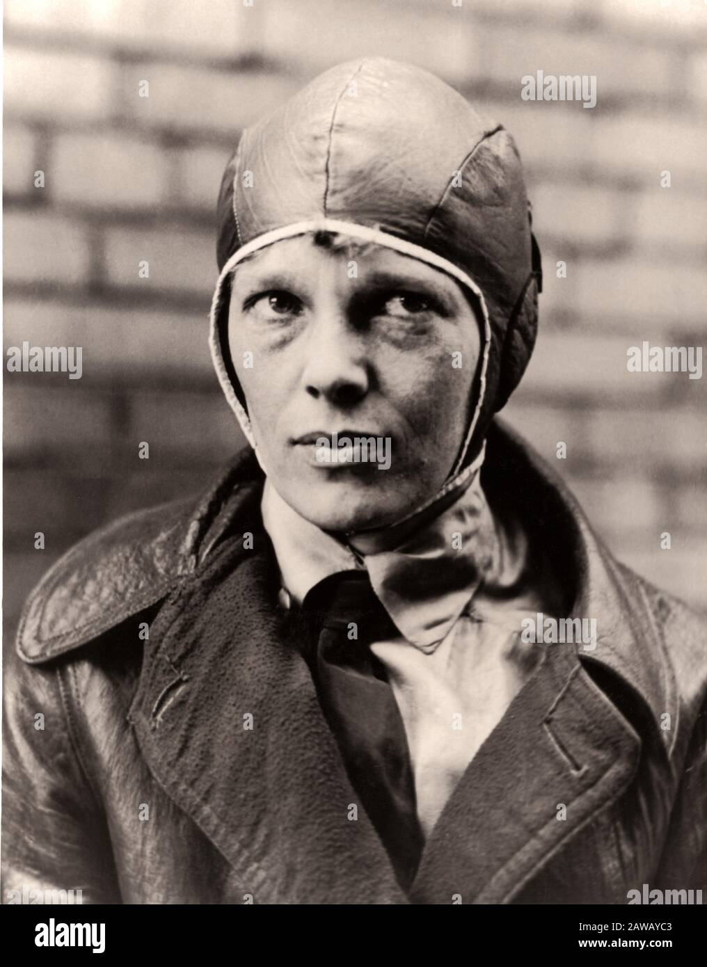 1926 ca  , USA  :  Portraits of  most celebrated woman aviator AMELIA EARHART ( 1897 - 1937 ) . Earhart was the first woman to receive the Distinguish Stock Photo