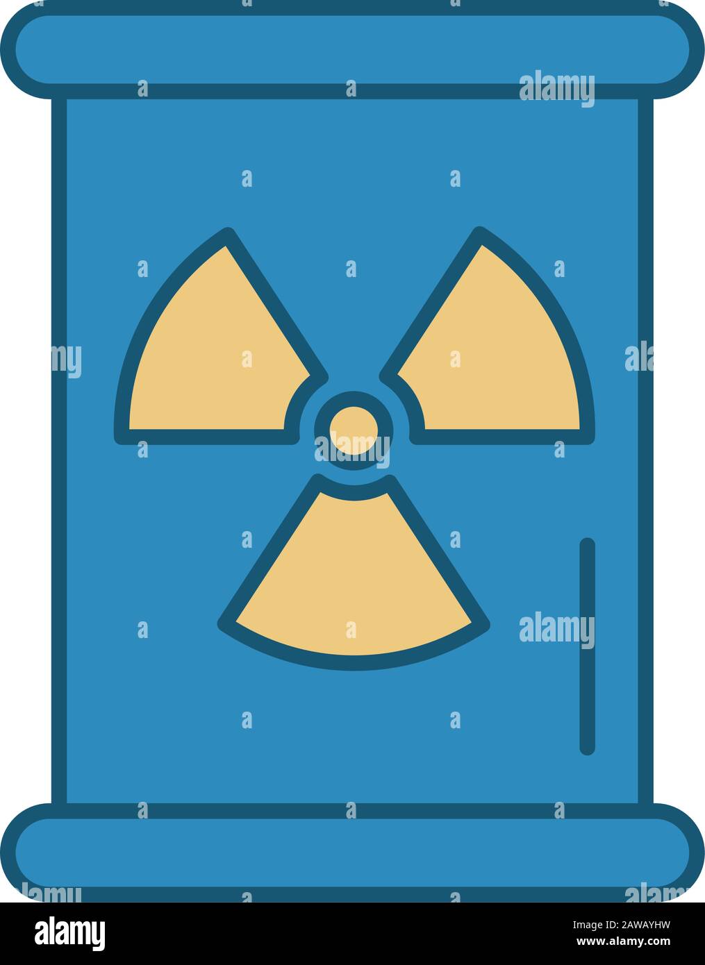 nuclear barrel metalic isolated icon Stock Vector Image & Art - Alamy