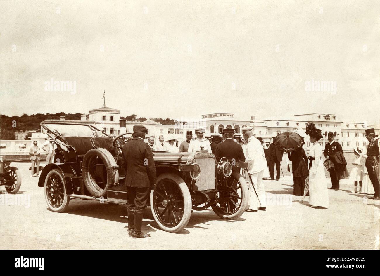 1913 ca , BRIONI , POLA , CROATIA The austrian Kaiser FRANZ JOSEF von