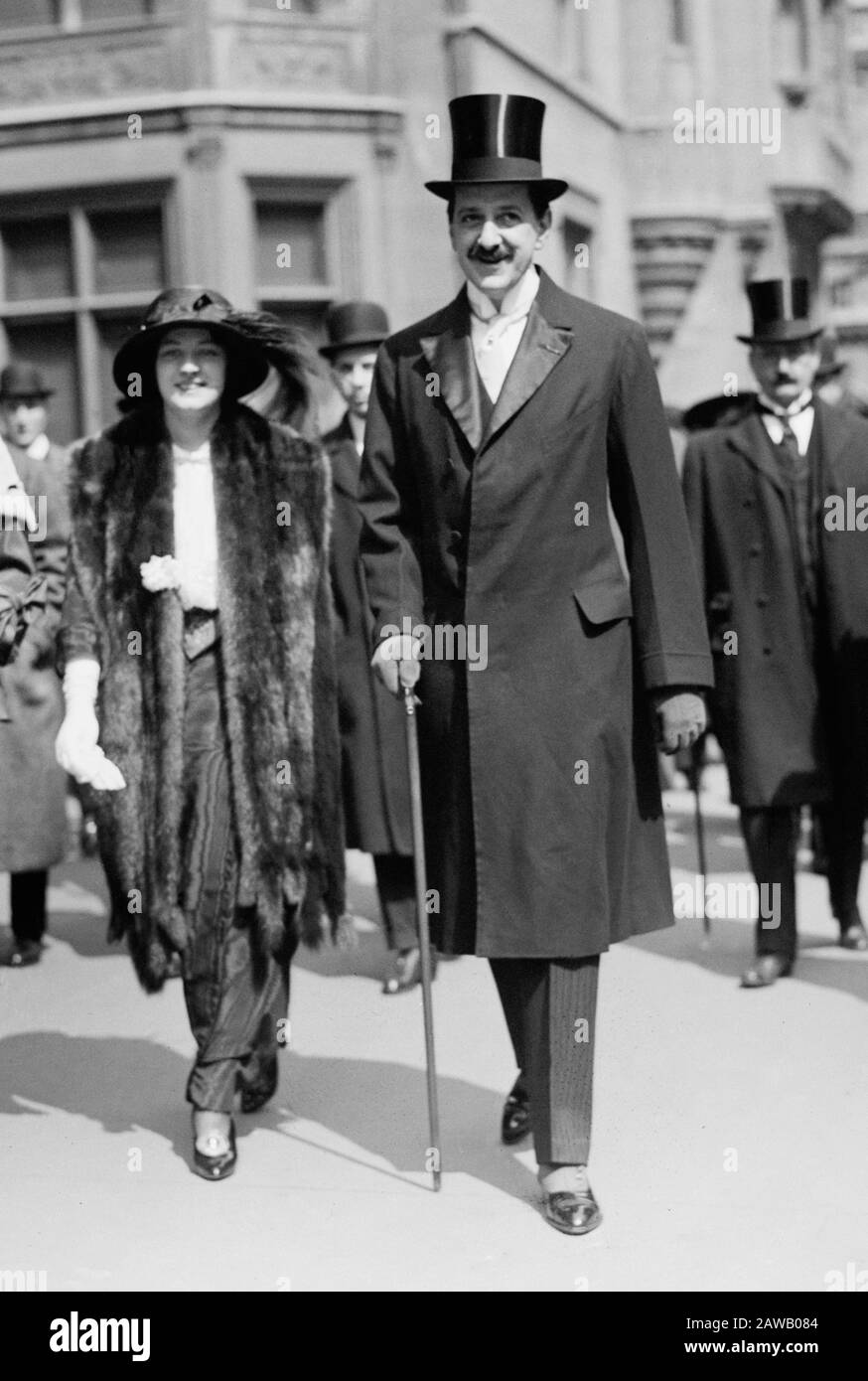 1914 ca , New York , USA : The rich heir of celebrated New York multimillionnaire GOULD family  Railways magnate FRANK JAY GOULD ( 1877 - 1956 ), phil Stock Photo