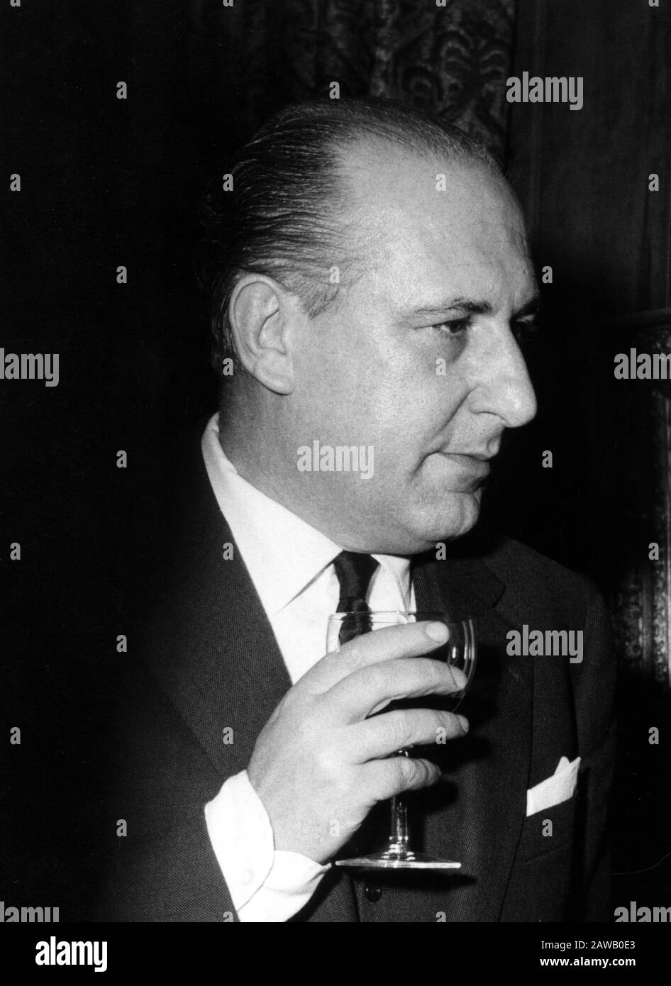 1965 ca, NEW YORK , USA : Marchese VITTORIO Cordero Lanza  DI MONTEZEMOLO ( 1917 - 1982 ), from 1963 to 1967 was Consul in New York ( USA ).   - ITALI Stock Photo