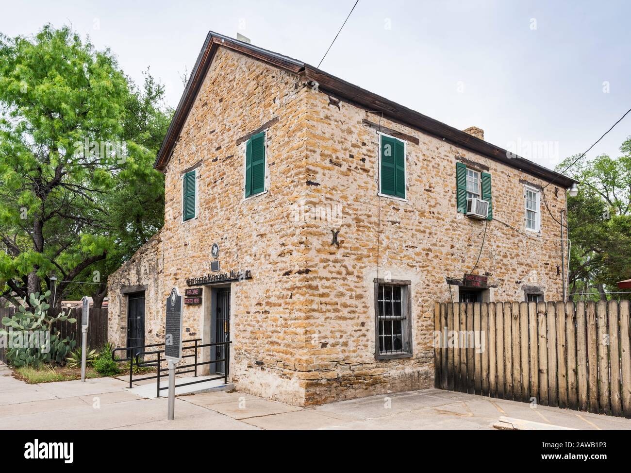 Old Perry Building, 1871, at Whitehead Memorial Museum in Del Rio
