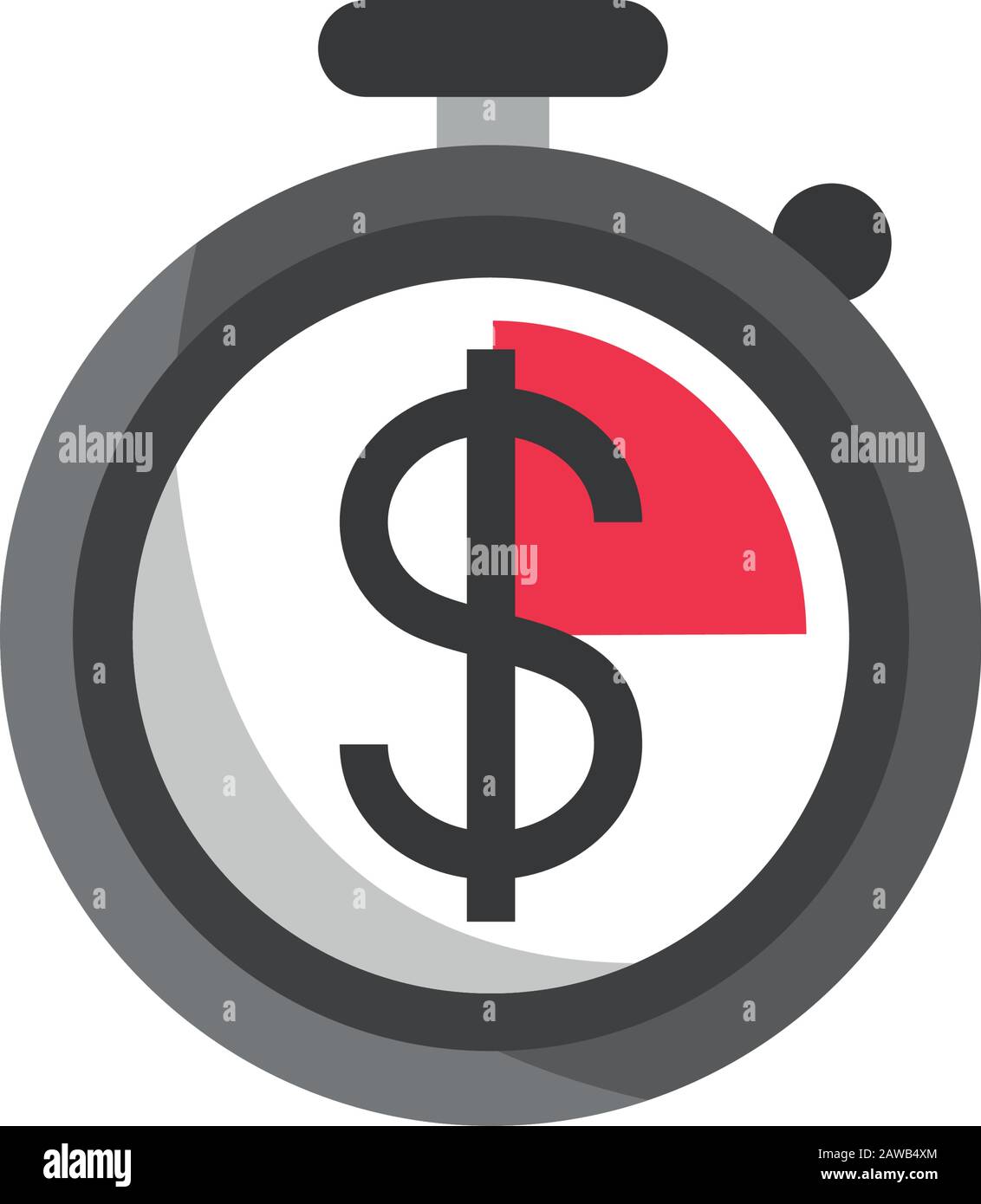 chronometer speed money business finance vector illustration Stock ...