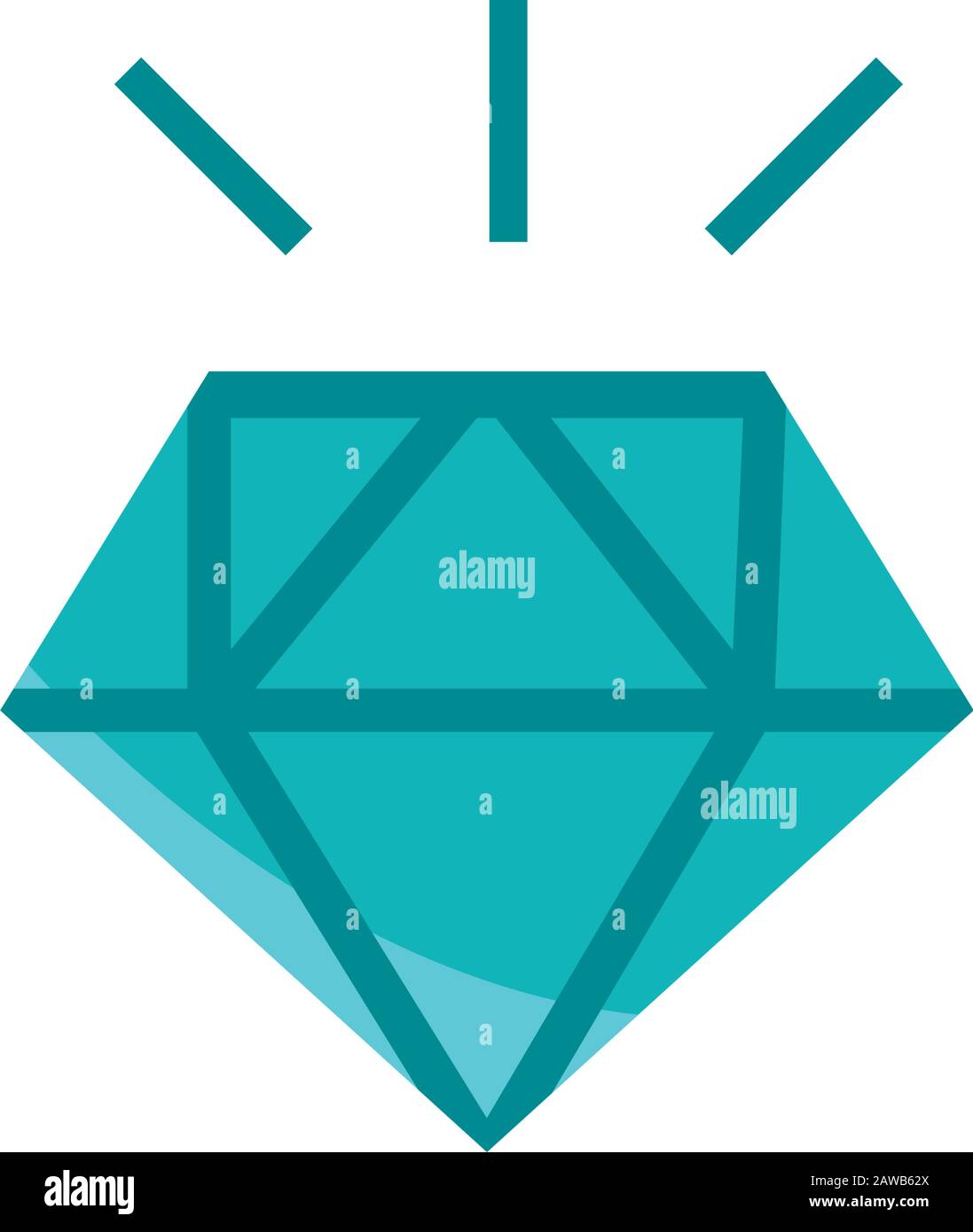 diamond jewel luxury money business finance vector illustration Stock