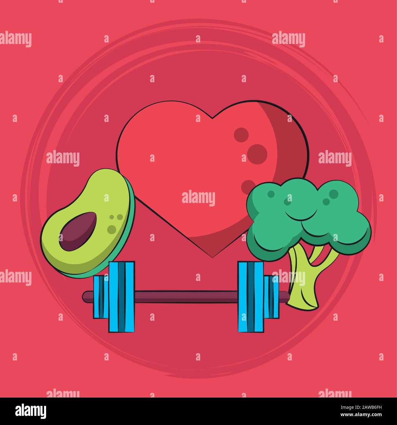 healthy life style set icons Stock Vector Image & Art - Alamy