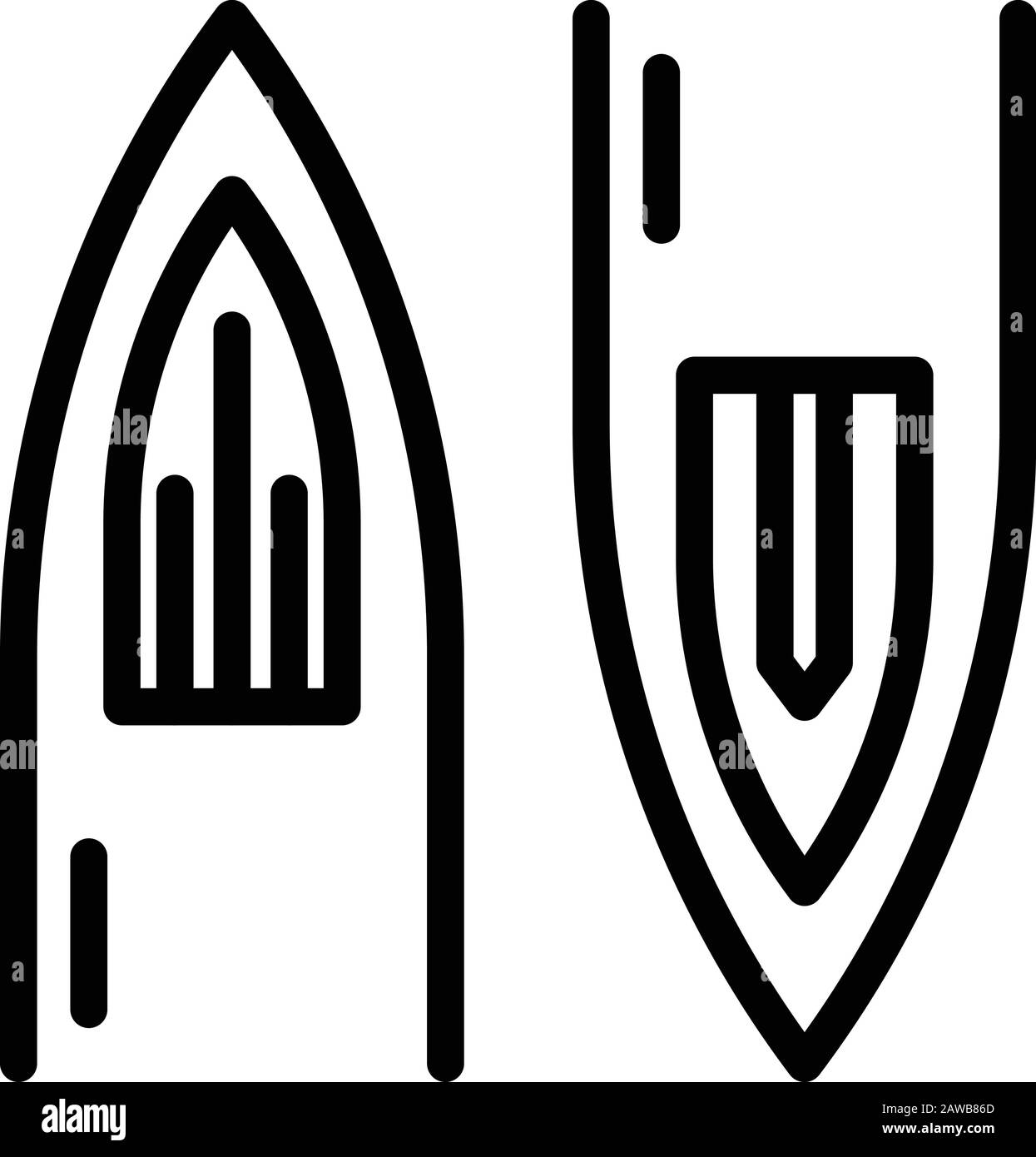 Tattoo needle icon, outline style Stock Vector Image & Art - Alamy
