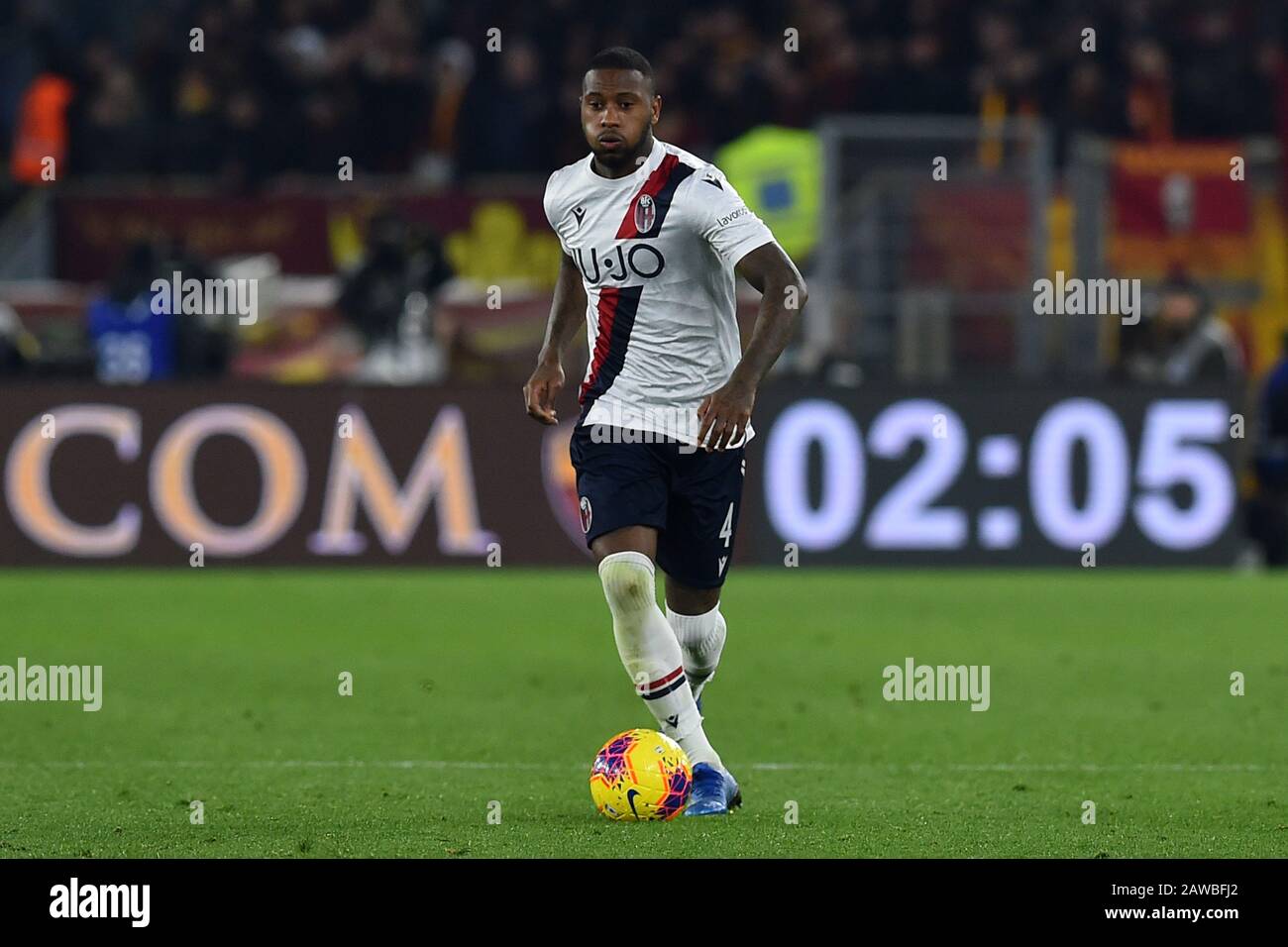 Rome, Italy. 07th Feb, 2020. Football Serie A Roma v Bologna.Olympic stadium, Rome (Italy) February 07th 2020 Stefano Denswil Credit: Independent Photo Agency/Alamy Live News Stock Photo