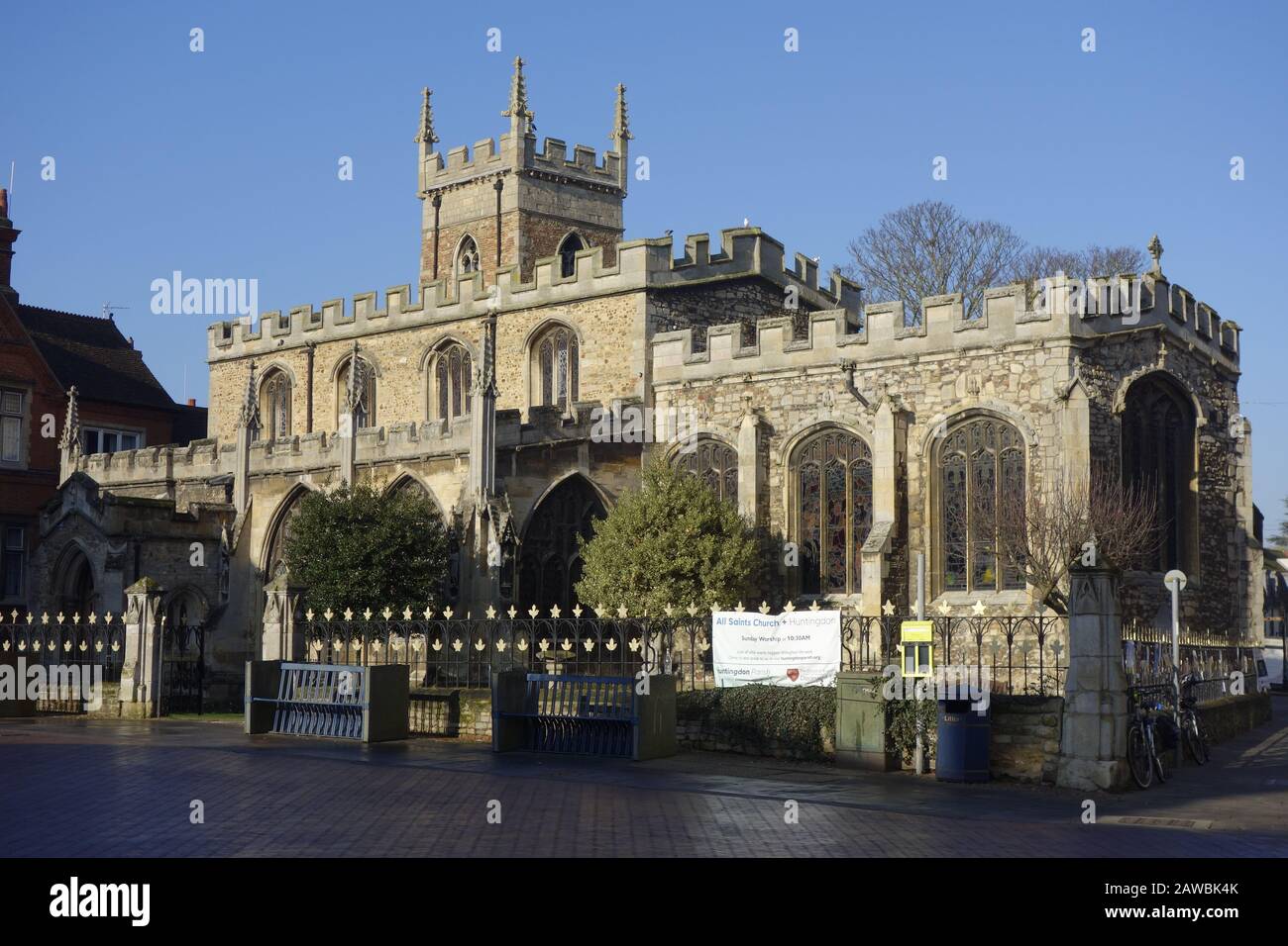 huntingdon town centre, cambridgeshire, england, uk, gb Stock Photo - Alamy