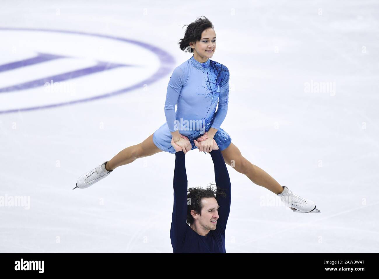 Seoul, South Korea. 8th Feb, 2020. Liubov Ilyushechkina & Charlie