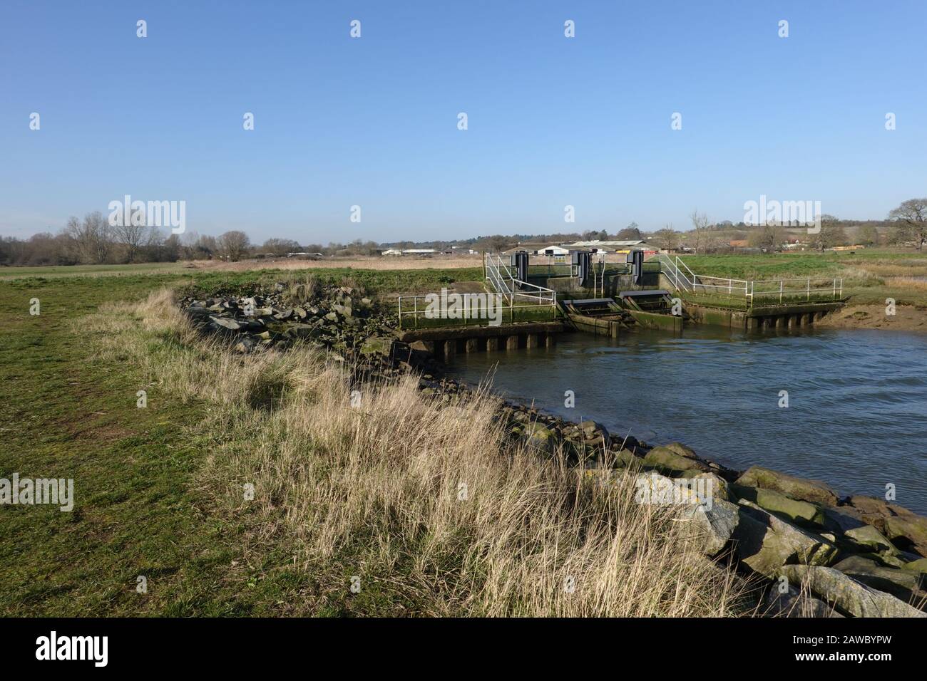 Martlesham Creek, Woodbridge, Suffolk, UK 7 February 2020 Bright