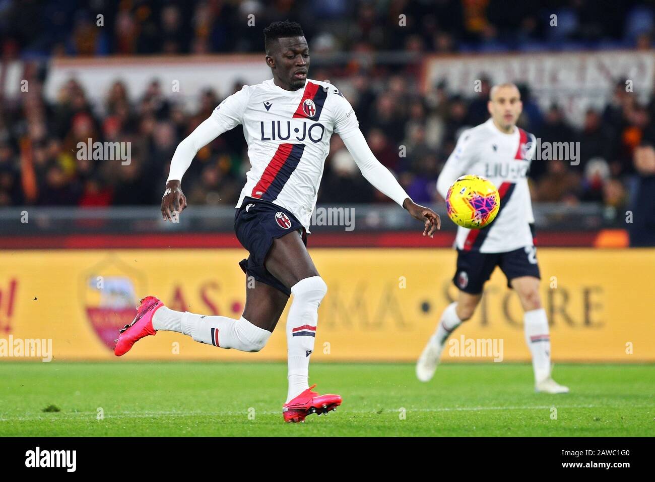 Rome, Italy. 07th Feb, 2020. Musa Barrow of Bologna in action during
