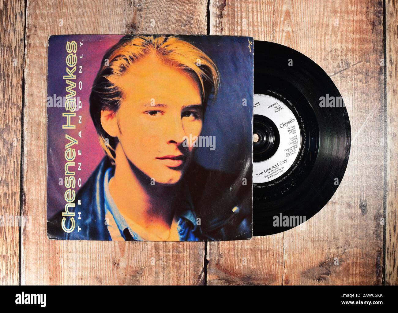 Chesney Hawkes - the one and only - 7 inch single Stock Photo - Alamy