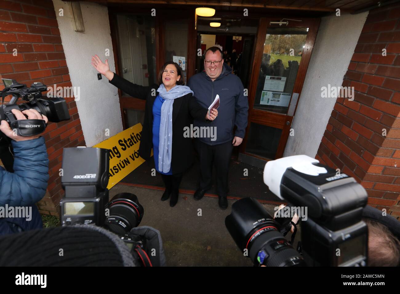Dublin, Ireland. 8th Feb 2020. General Election 2020. Sinn Fein