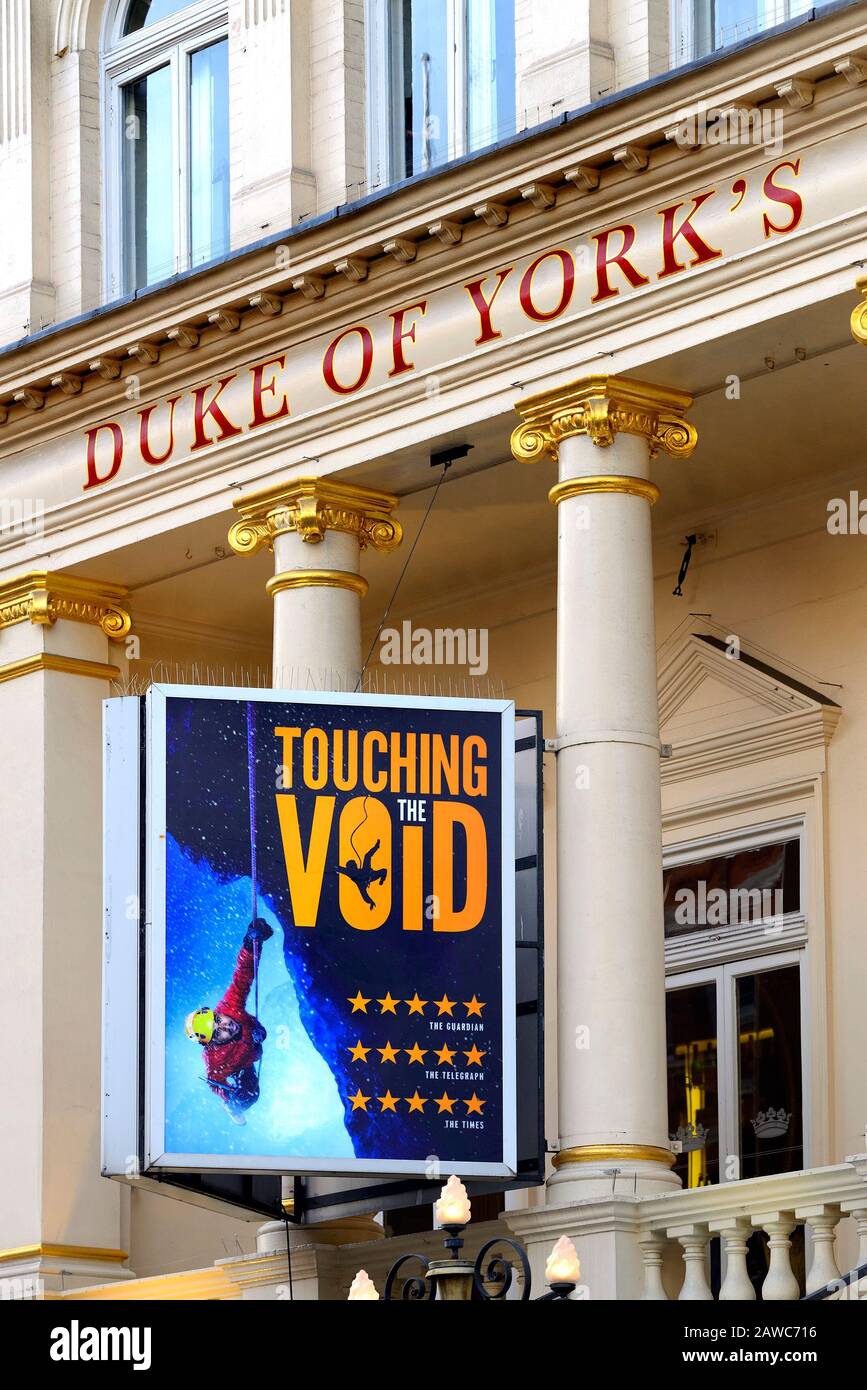 London, England, UK. Touching the Void at the Duke of York's Theatre, St Martin's Lane Stock Photo