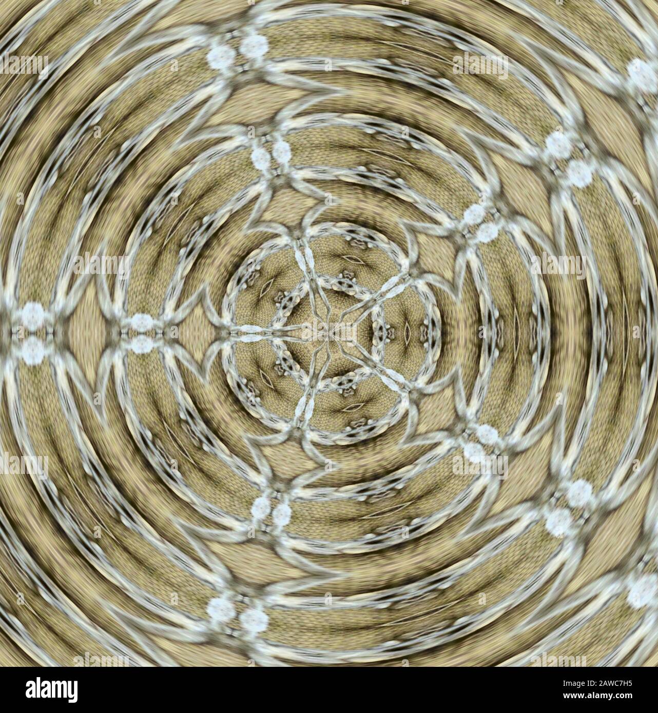 Silver star kaleidoscope hi-res stock photography and images - Alamy