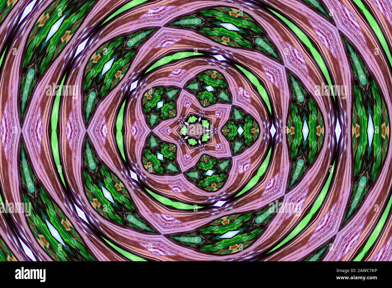 kaleidoscope effect computer generated image Stock Photo Alamy
