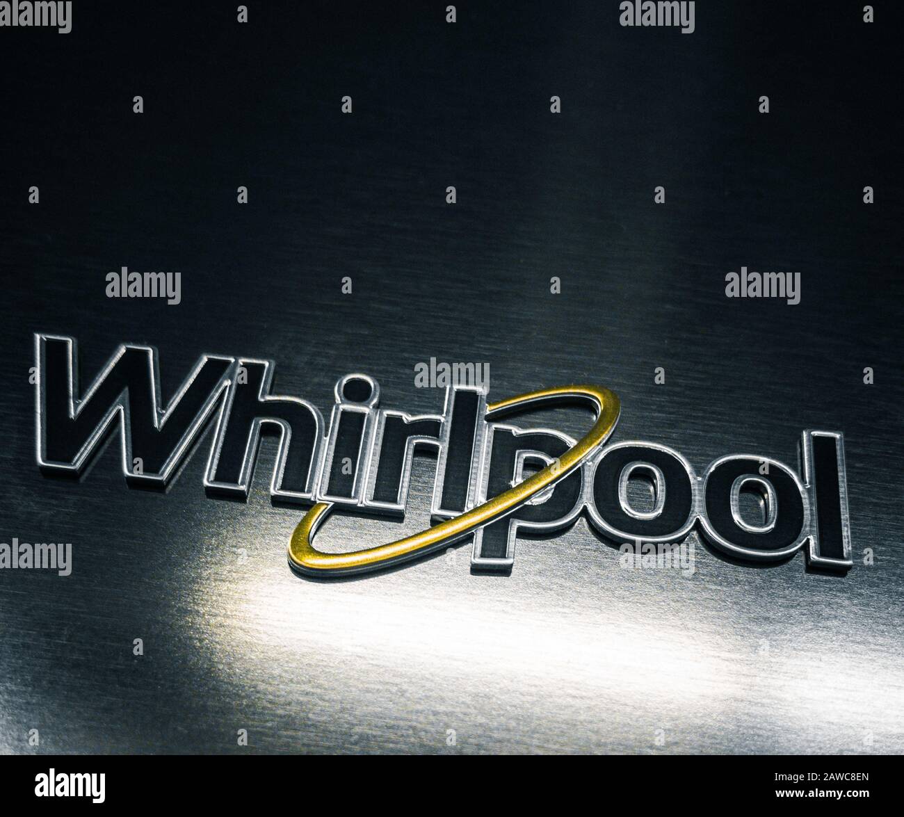 logotype of the Whirlpool corp Stock Photo