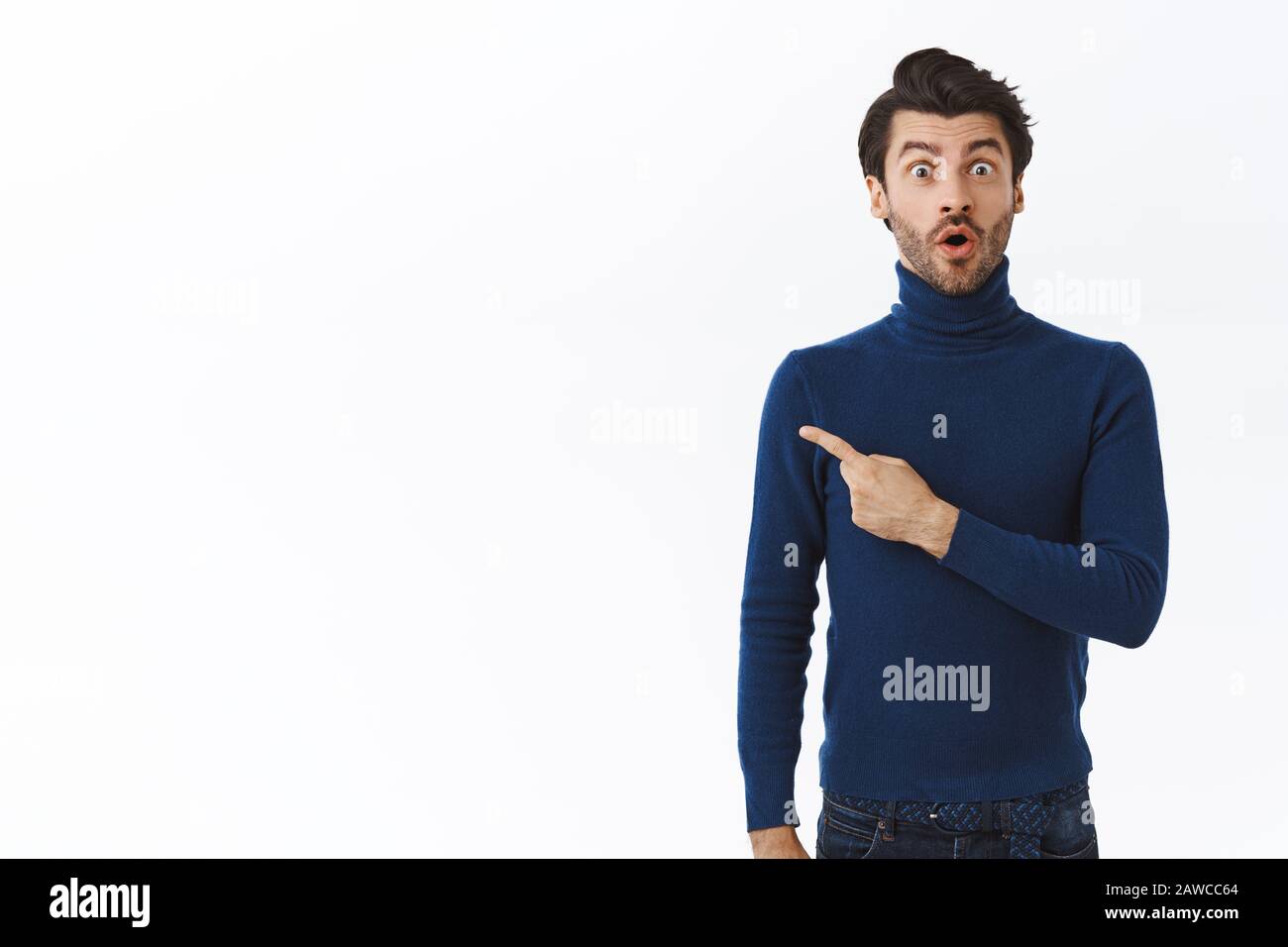 fold neck sweater