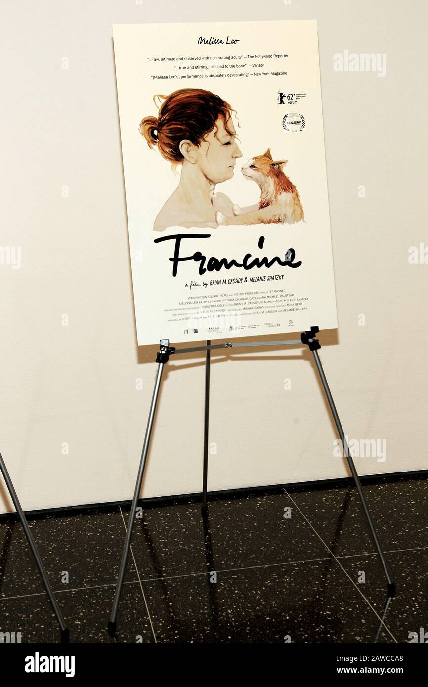 New York, NY, USA. 12 September, 2012. Atmosphere at the 'Francine' New York Premiere at MOMA. Credit: Steve Mack/Alamy Stock Photo