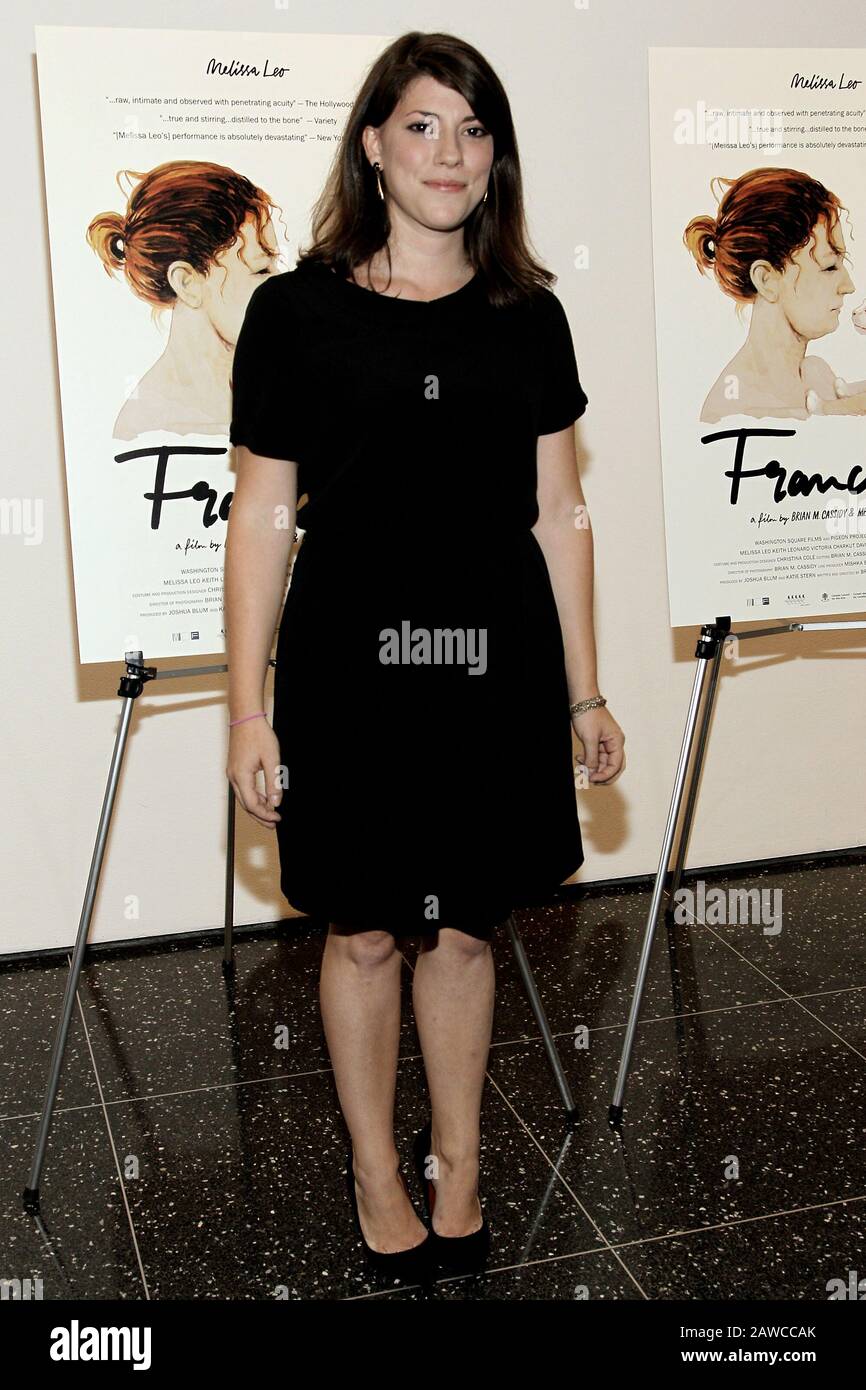 New York, NY, USA. 12 September, 2012. Katie Stern at the 'Francine' New York Premiere at MOMA. Credit: Steve Mack/Alamy Stock Photo