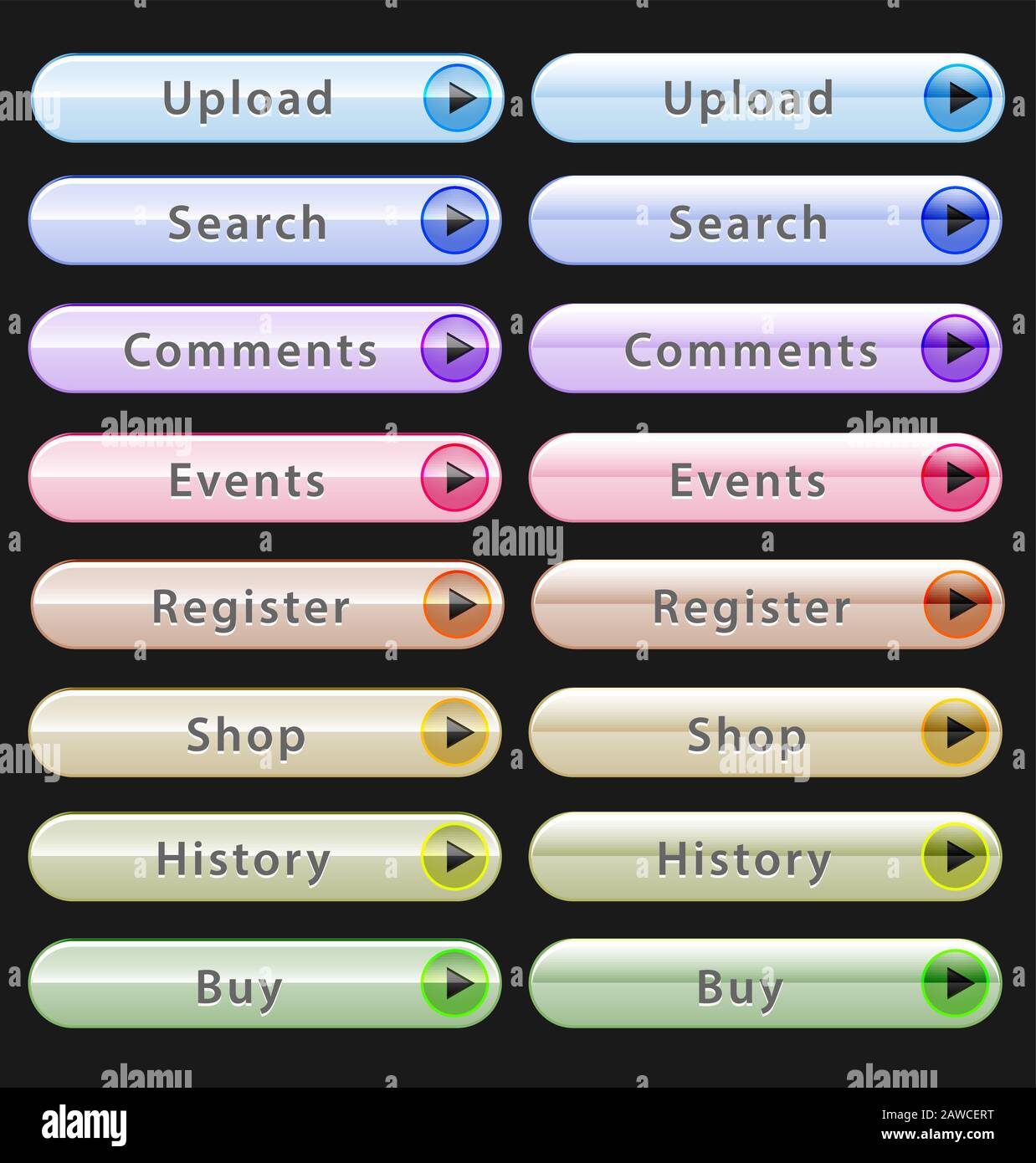 Target buttons hi-res stock photography and images - Alamy