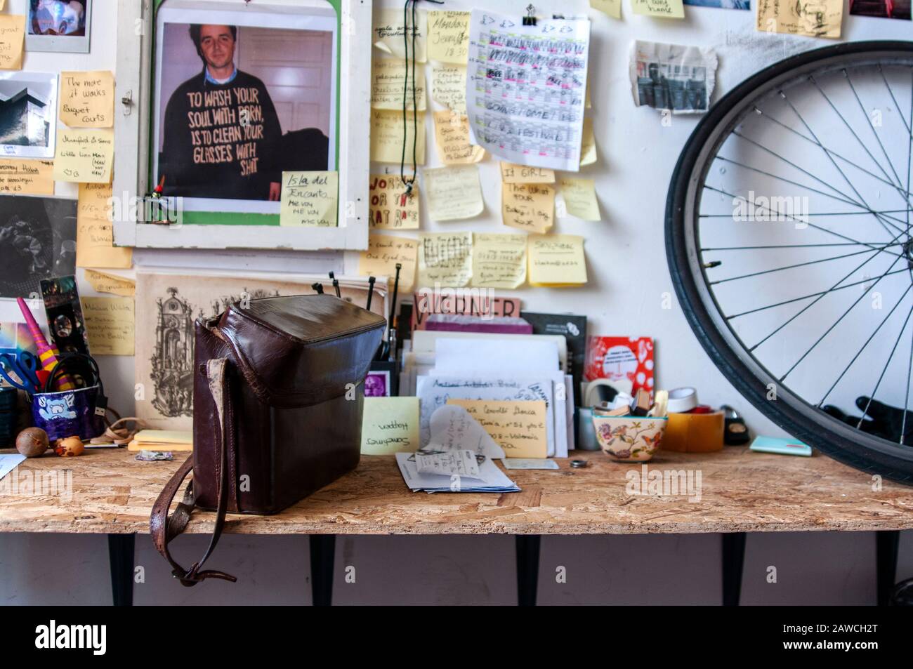 Messy room, Cable Studios, Limehouse, London Stock Photo Alamy