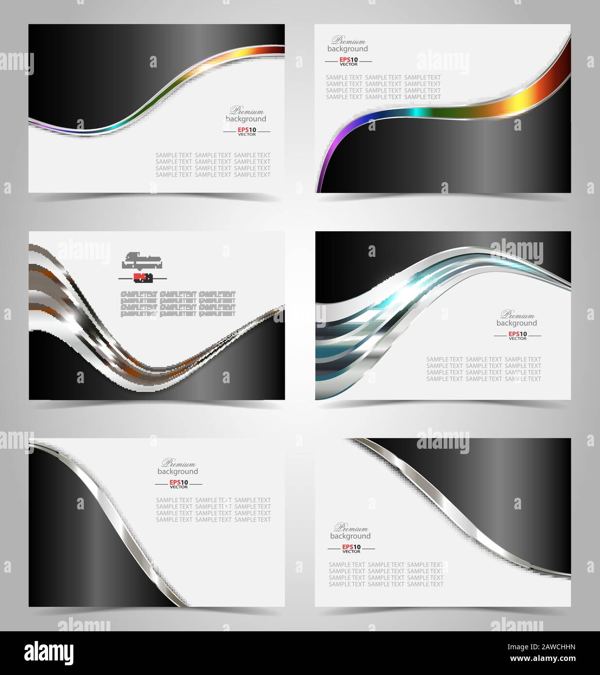 Elegant business card design template for creative design Stock Vector