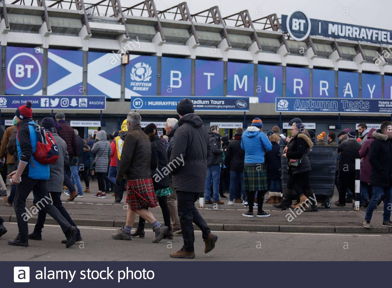 Murrayfield flag hi-res stock photography and images - Alamy